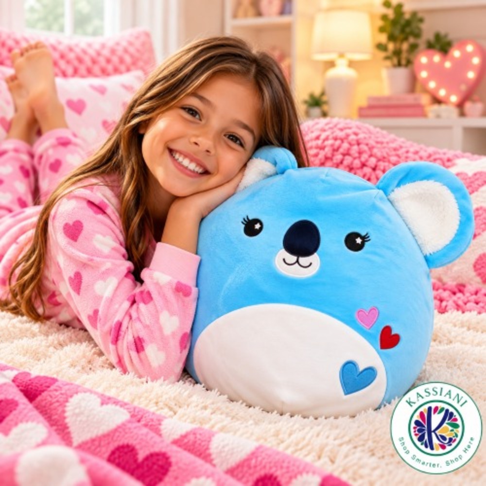 Squishmallows Cataleya Koala 12" Blue Hearts Valentine Soft Collectible Plush